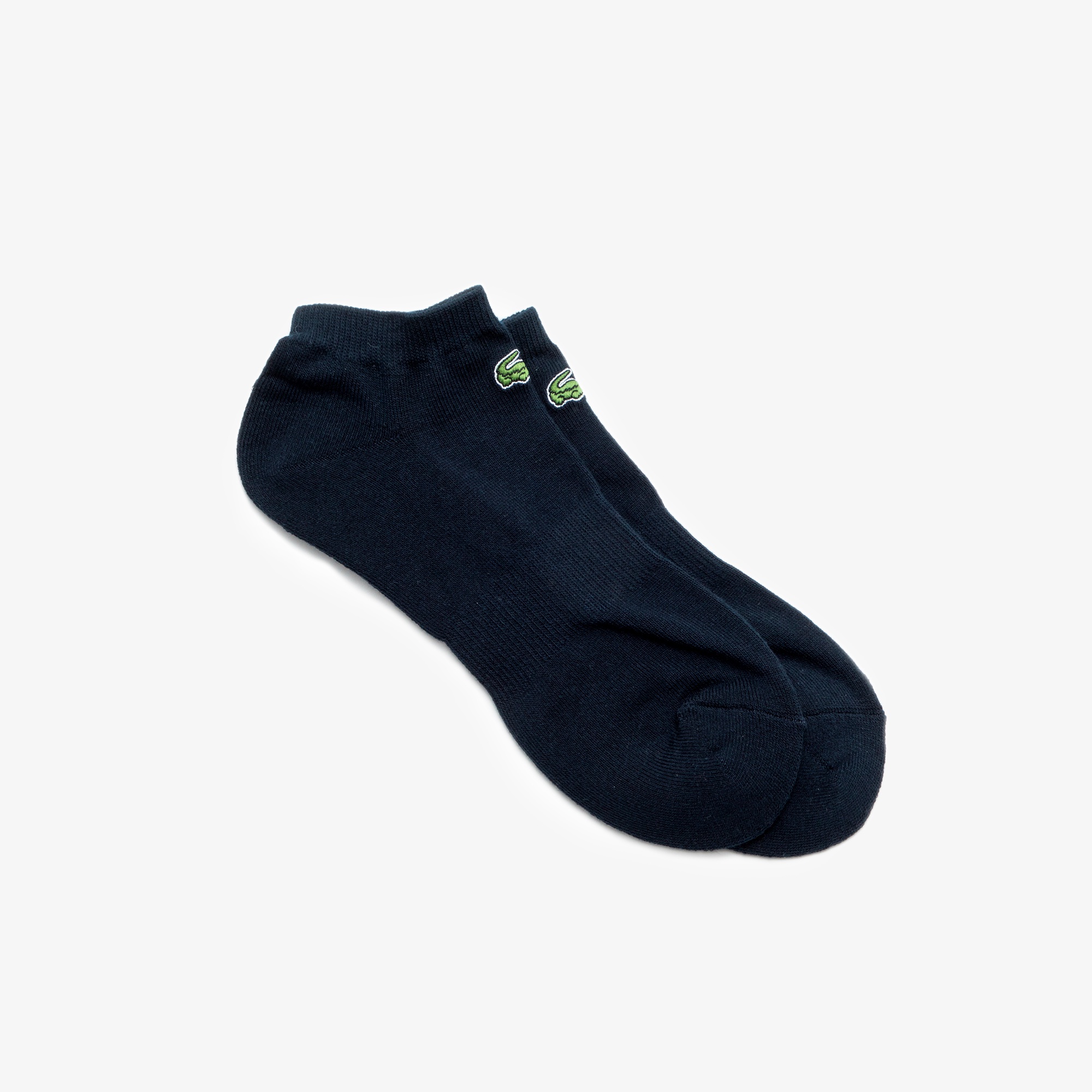 足底パイル ロゴ スニカー丈ソックス