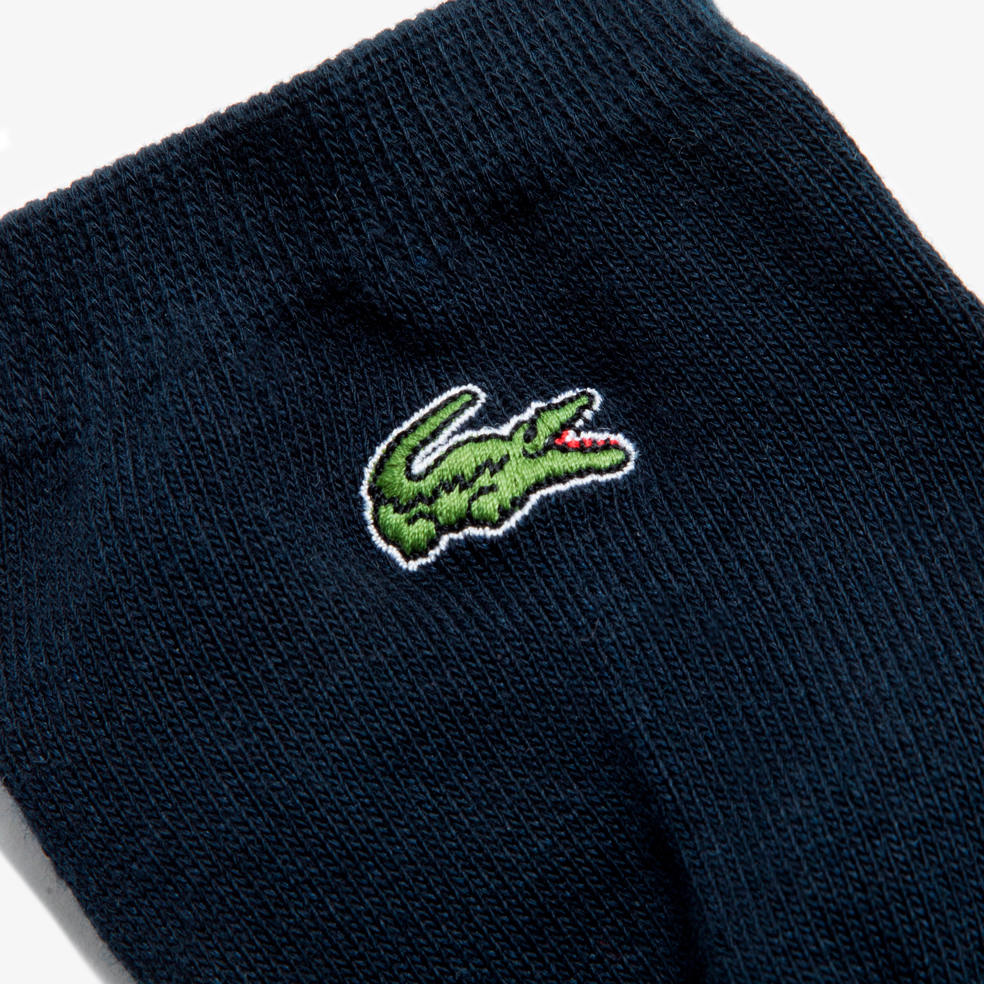 足底パイル ロゴ スニカー丈ソックス