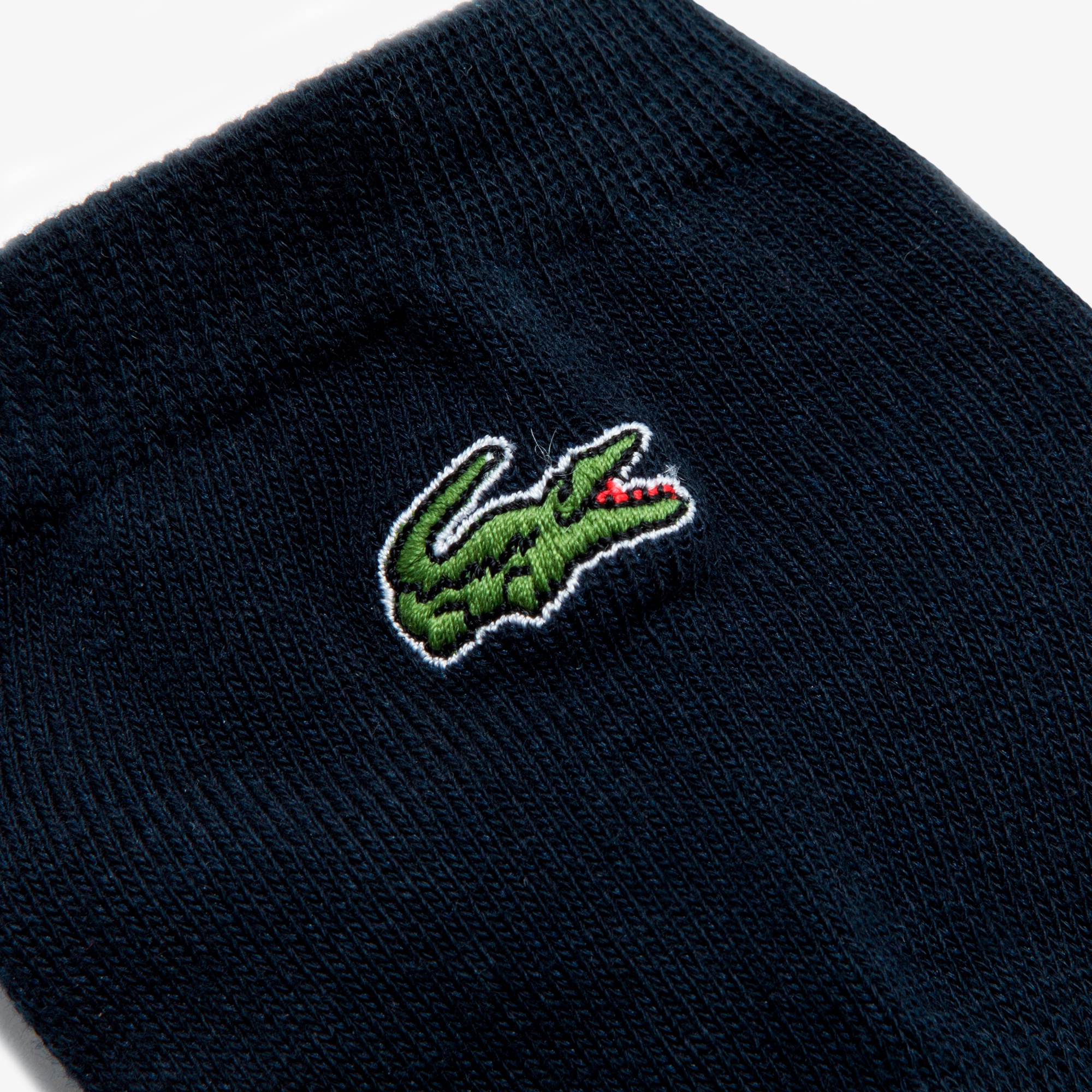 足底パイル ロゴ スニカー丈ソックス