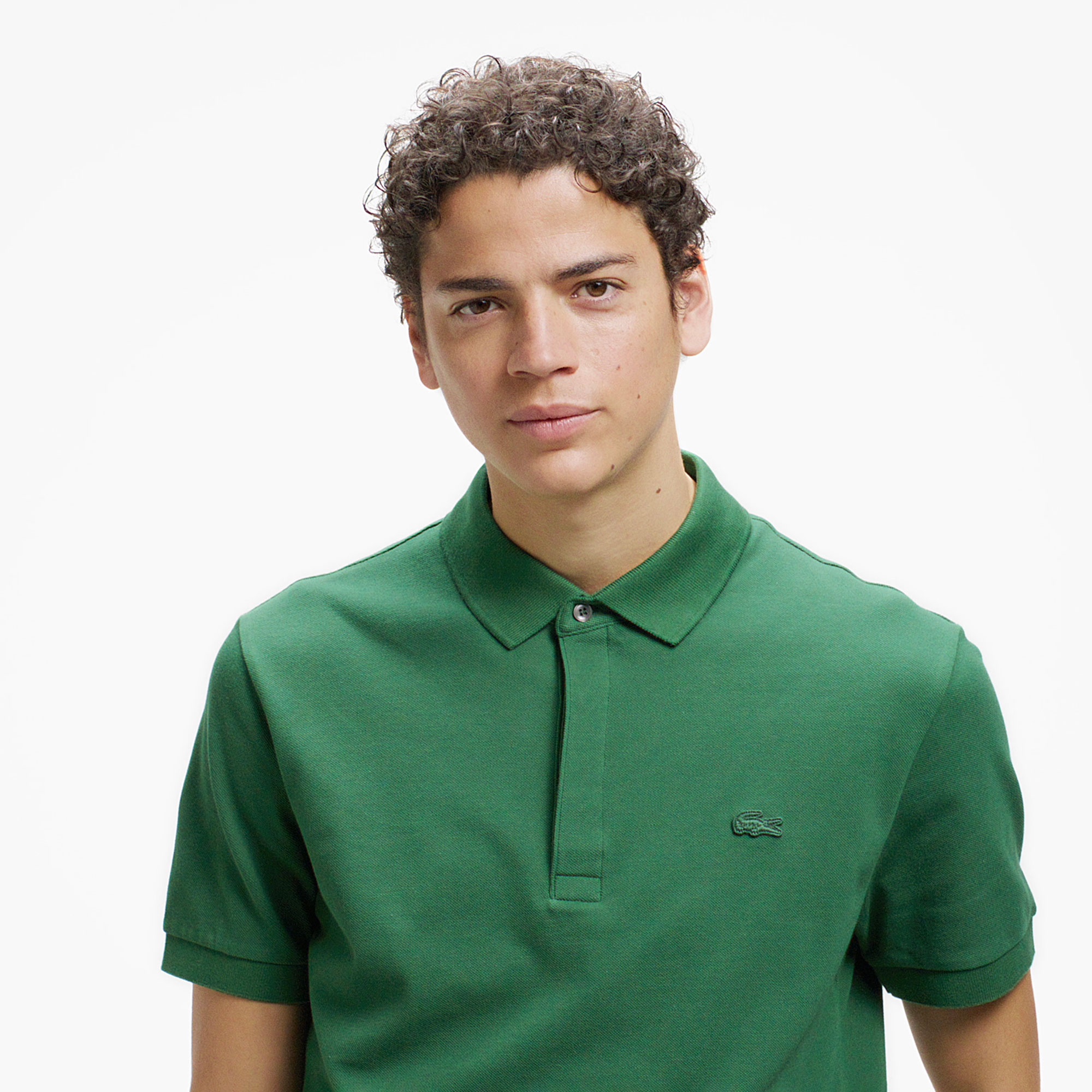 レギュラーフィット ストレッチ パリポロシャツ (半袖)