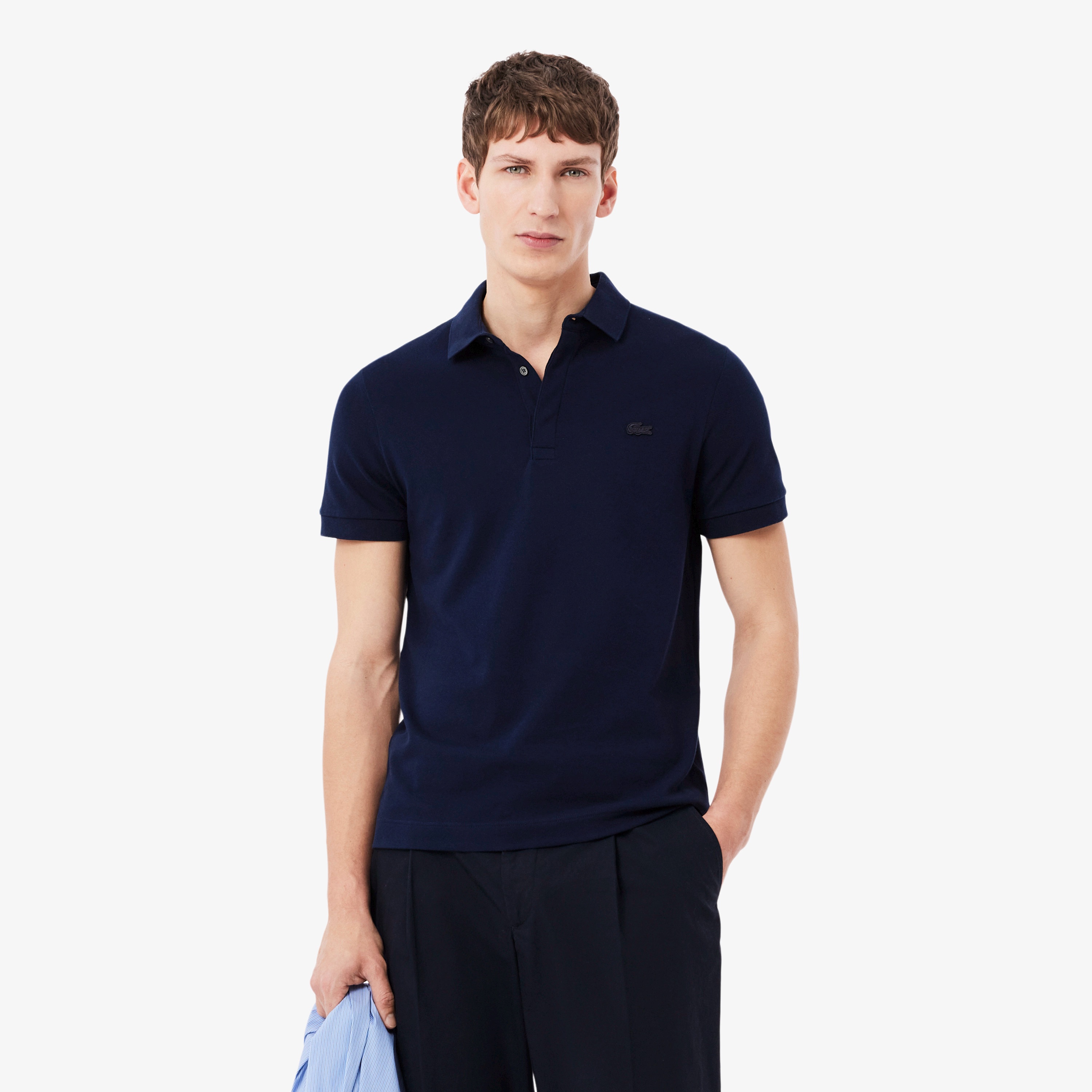 レギュラーフィット ストレッチ パリポロシャツ (半袖)