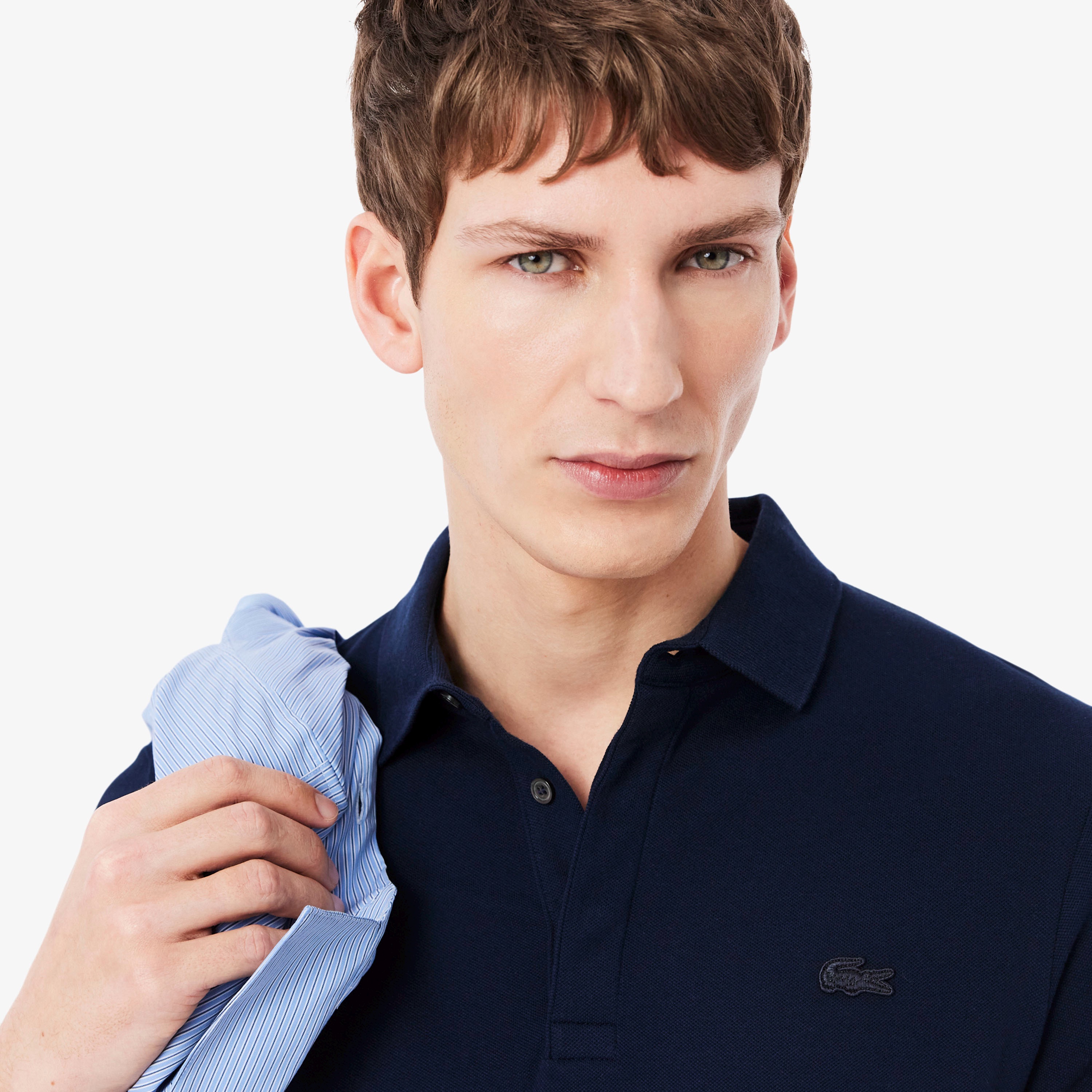 レギュラーフィット ストレッチ パリポロシャツ (半袖)