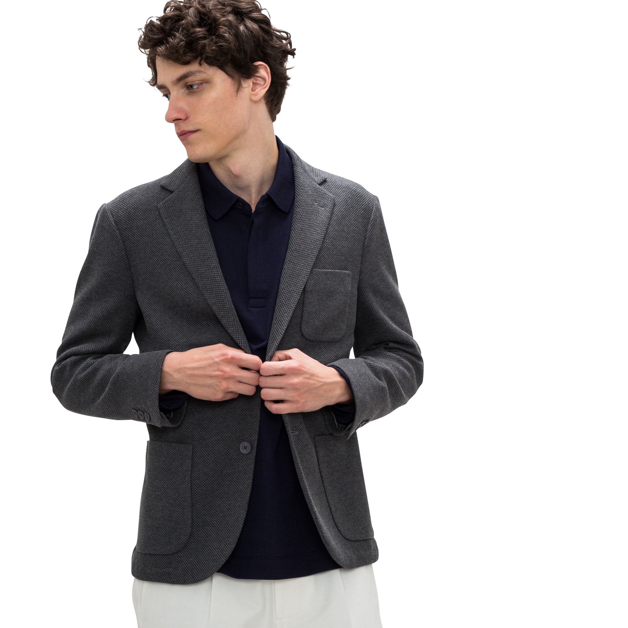 ローゲージ鹿の子ジャケット Vh756el ラコステ Lacoste 公式オンラインショップ