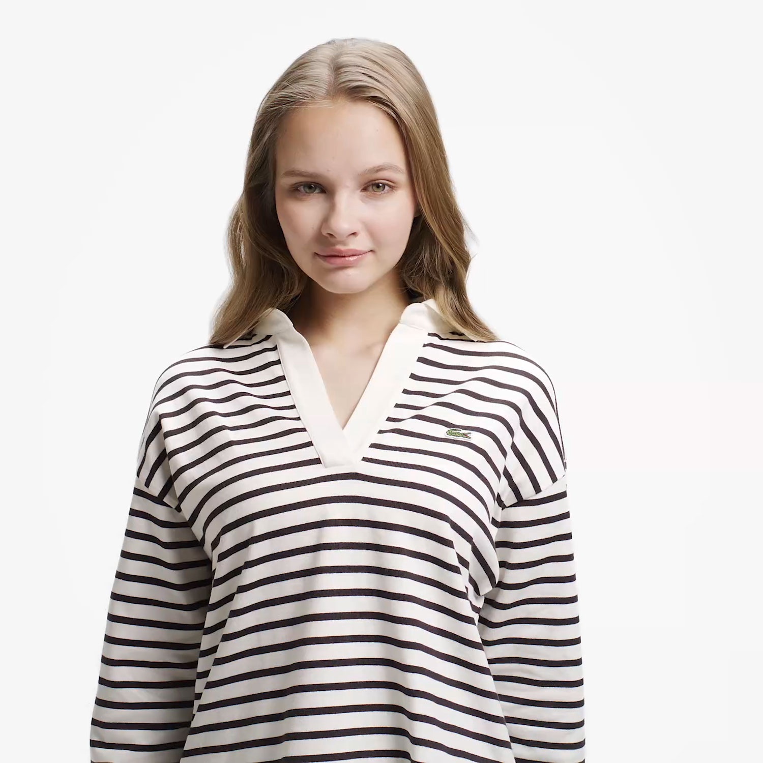 スキッパーネックラガーシャツ