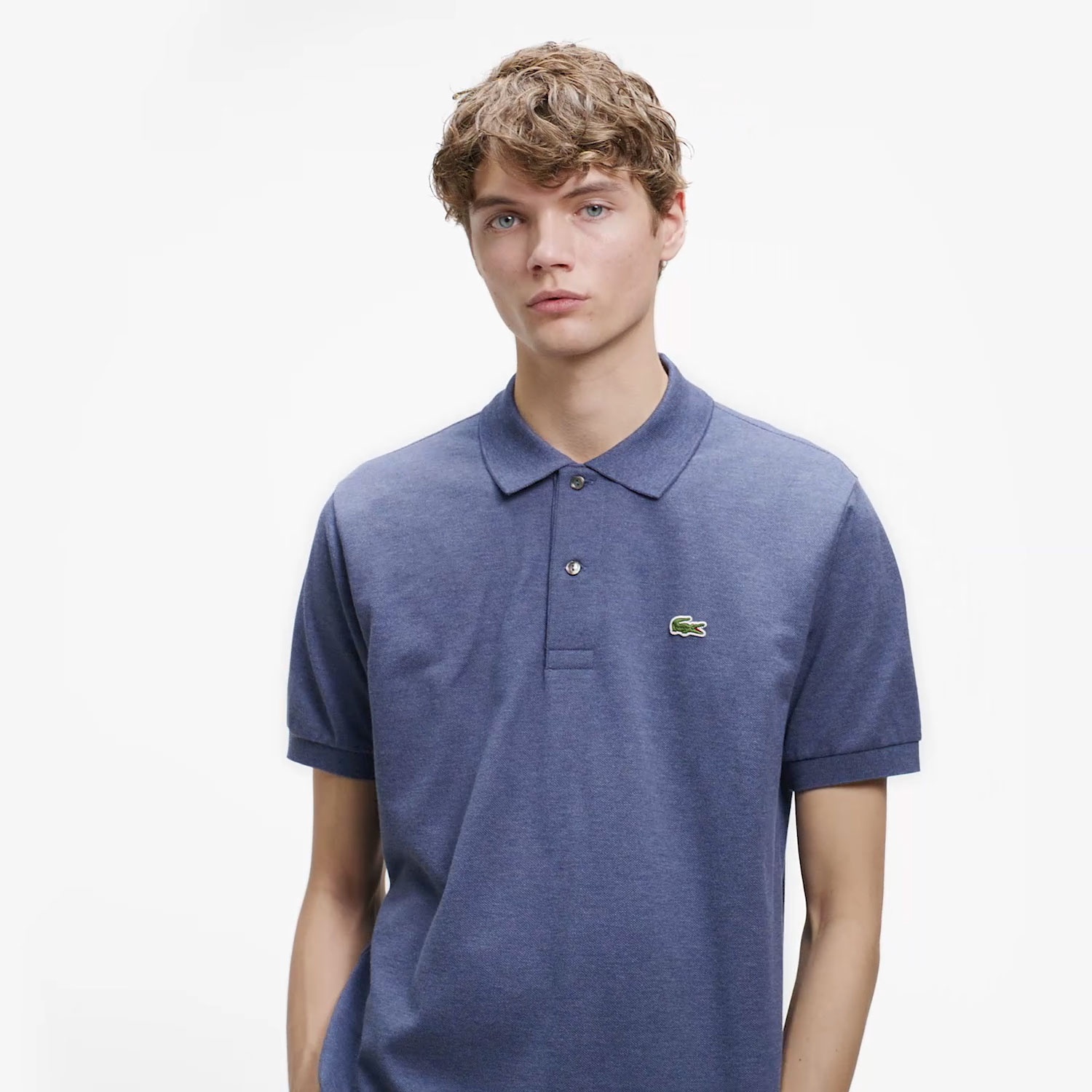 ラコステ L.12.64 ポロシャツ (杢・半袖)