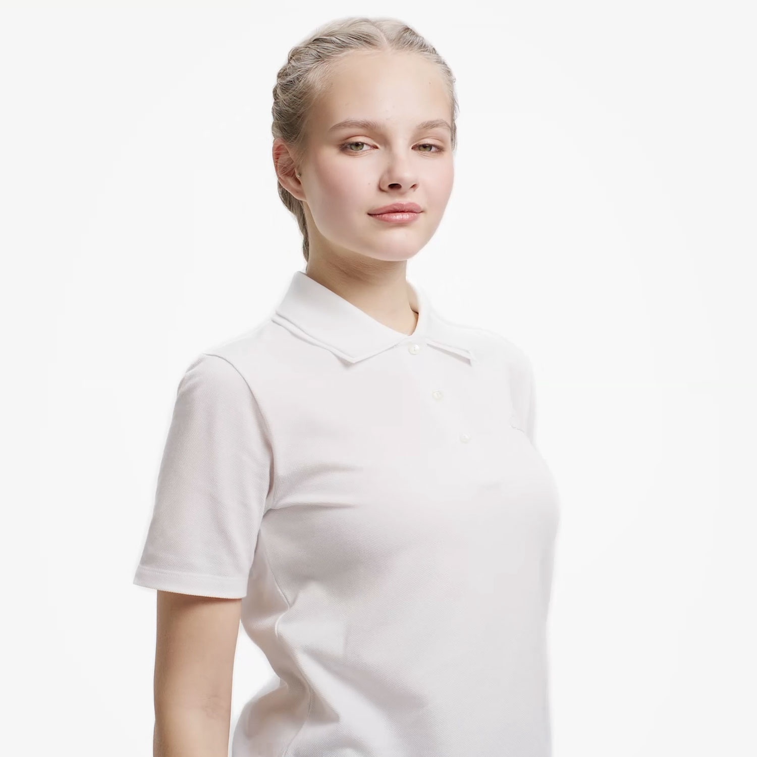 ダブルカラーポロシャツ