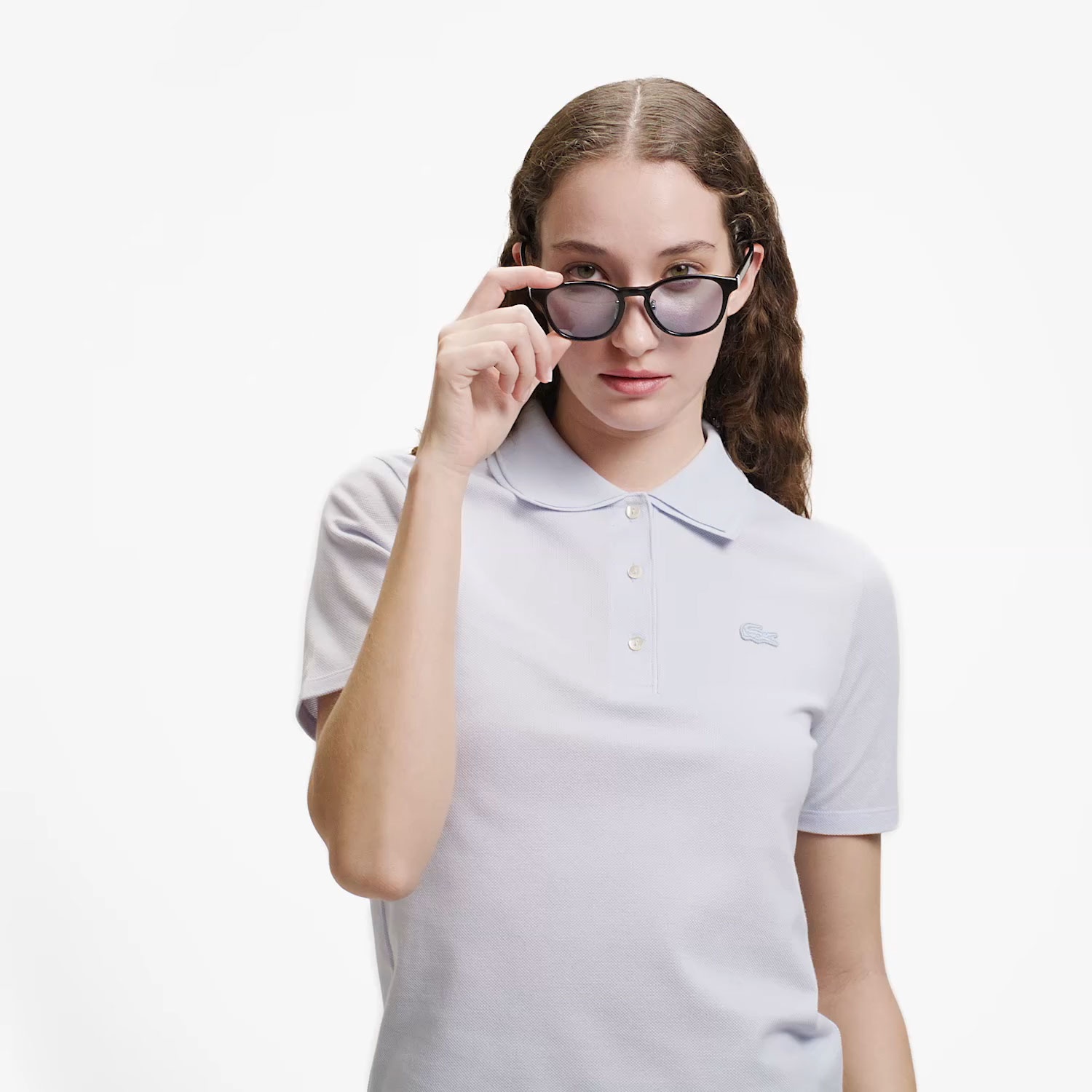 ダブルカラーポロシャツ