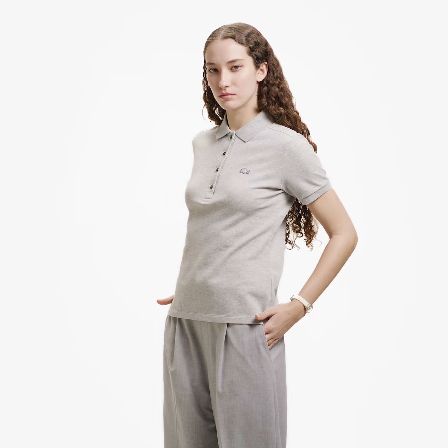 ストレッチコットンピケポロシャツ (半袖)