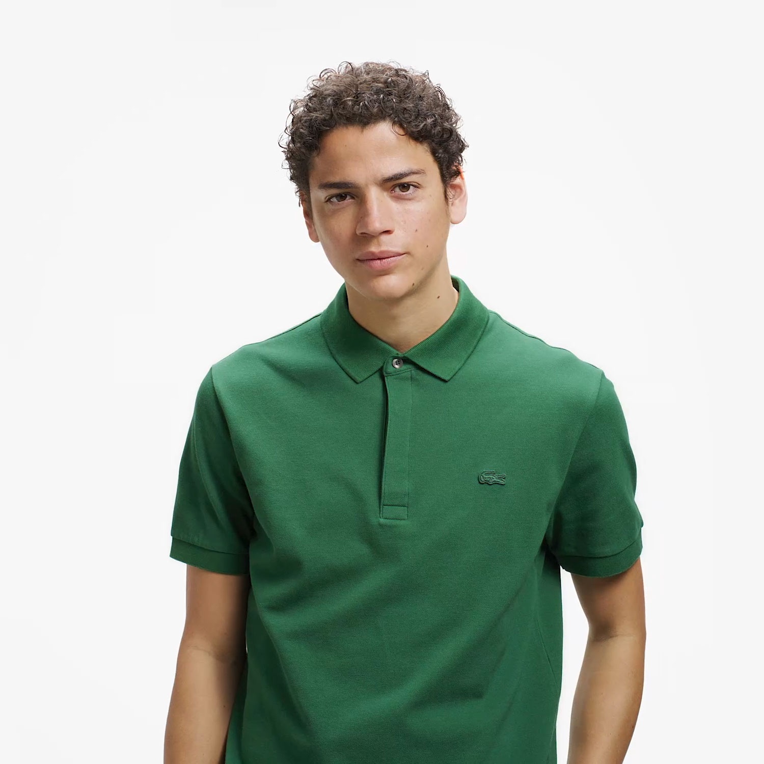 レギュラーフィット ストレッチ パリポロシャツ (半袖)