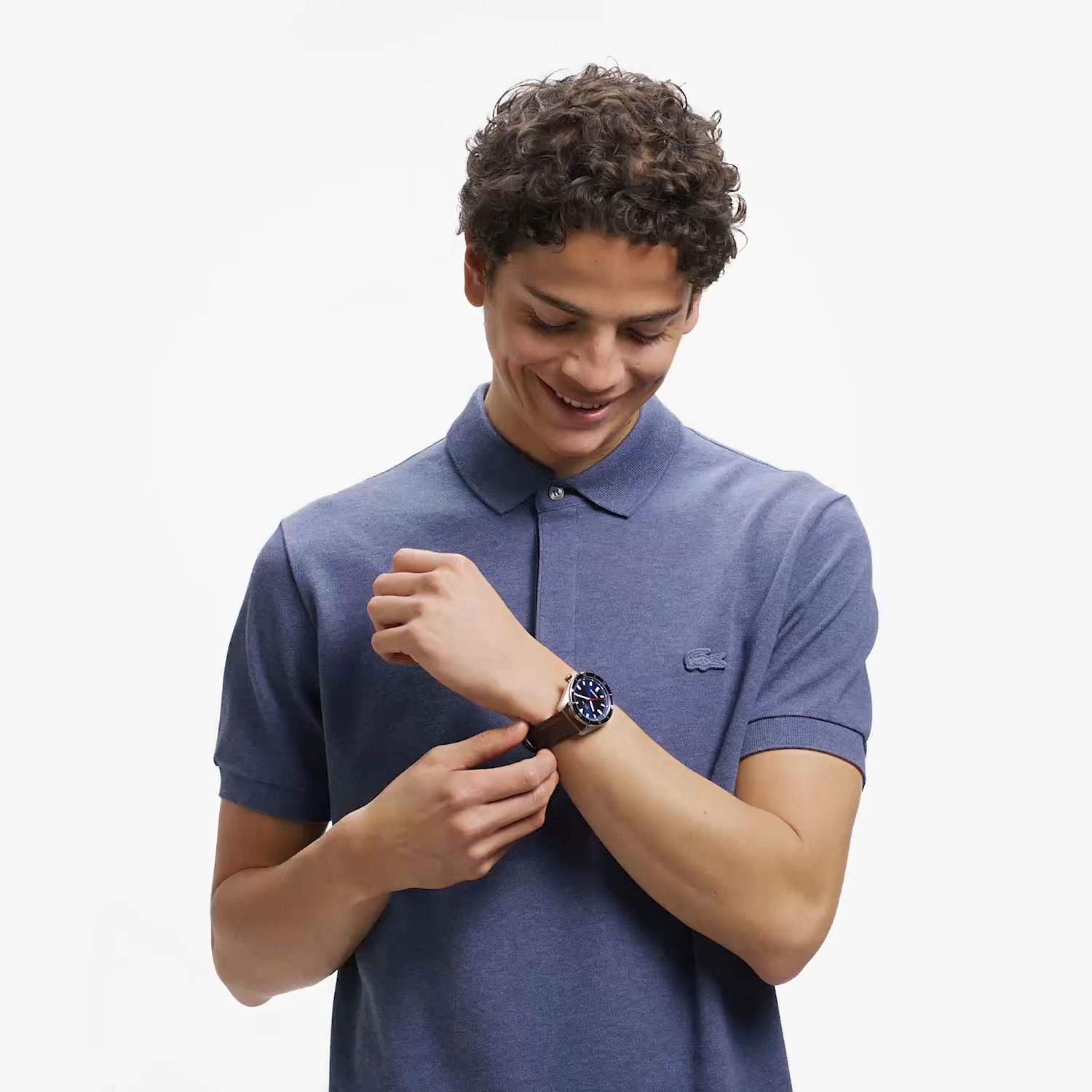 レギュラーフィット ストレッチ パリポロシャツ (半袖)