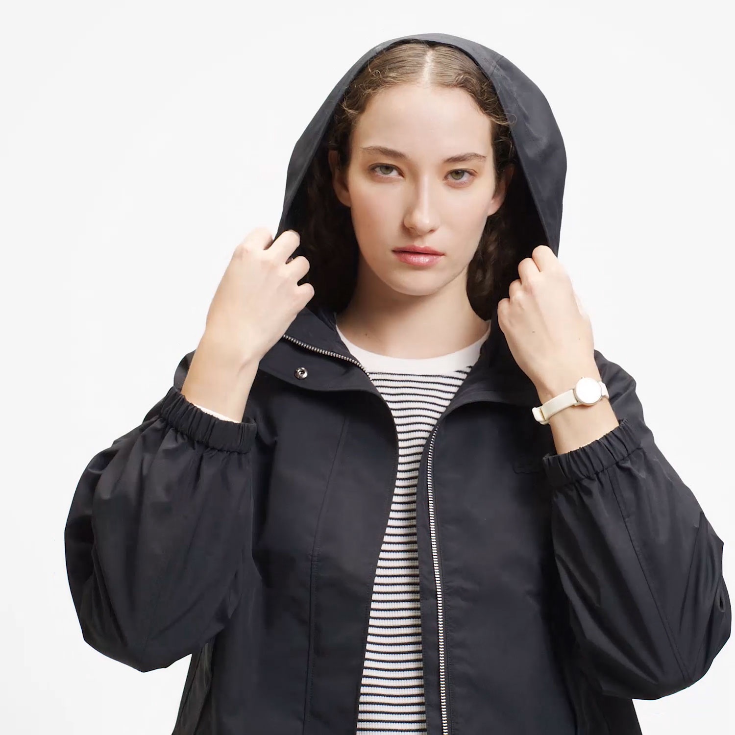 Aラインマウンテンパーカ