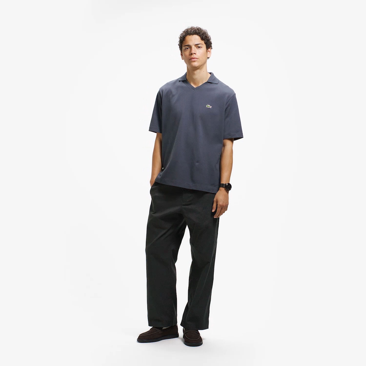 ウールライクバギーパンツ