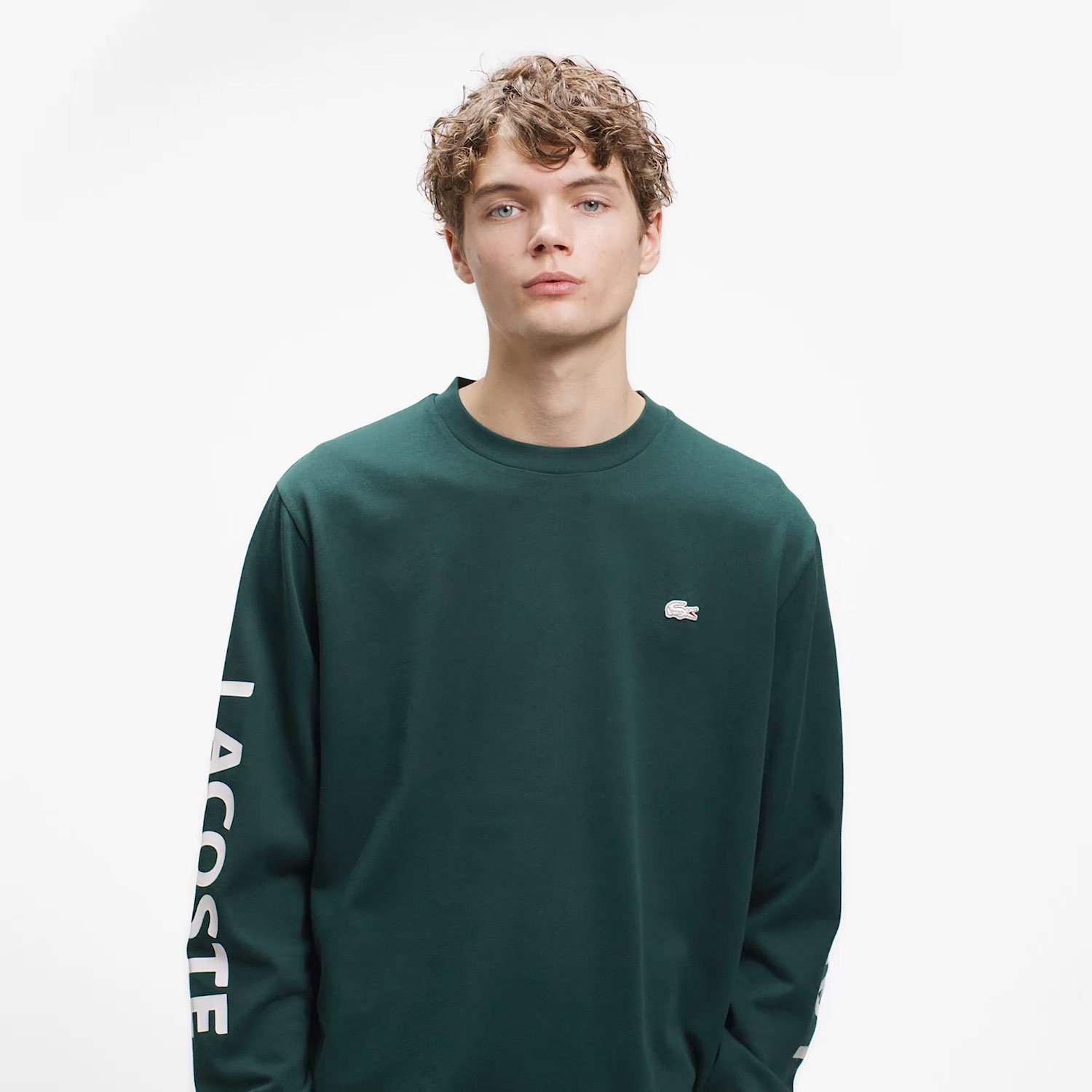 ヘビーウェイトスリーブプリントTシャツ