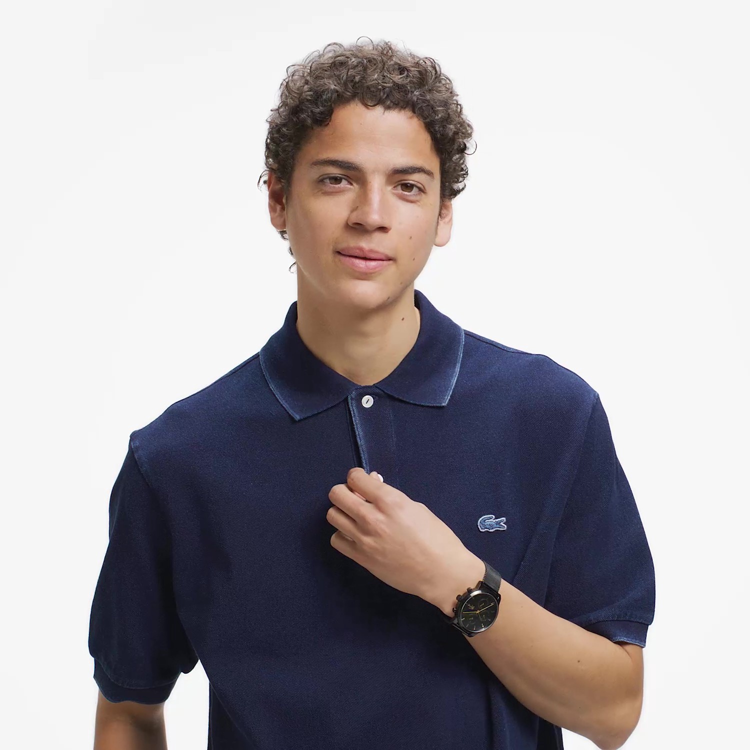 インディゴ ポロシャツ