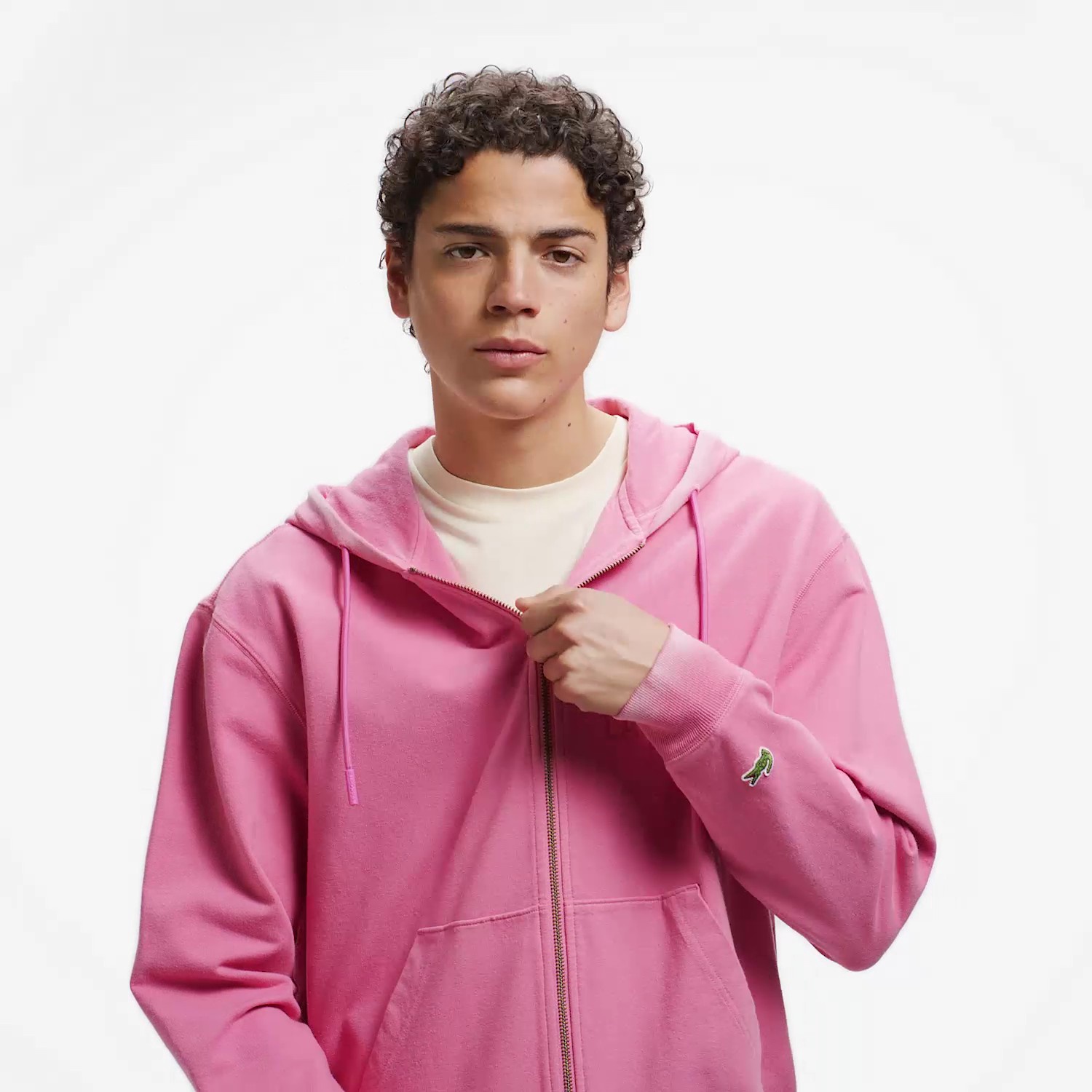 ビンテージエフェクト ロゴジップフーディー