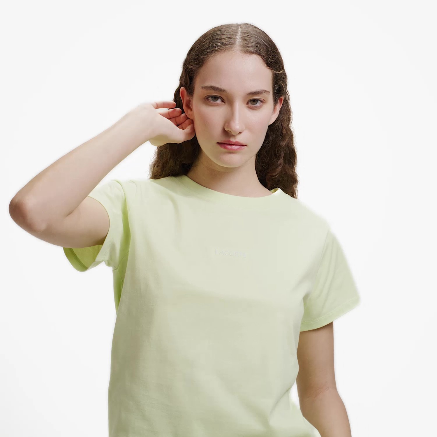 コンパクトブランドネームロゴTシャツ