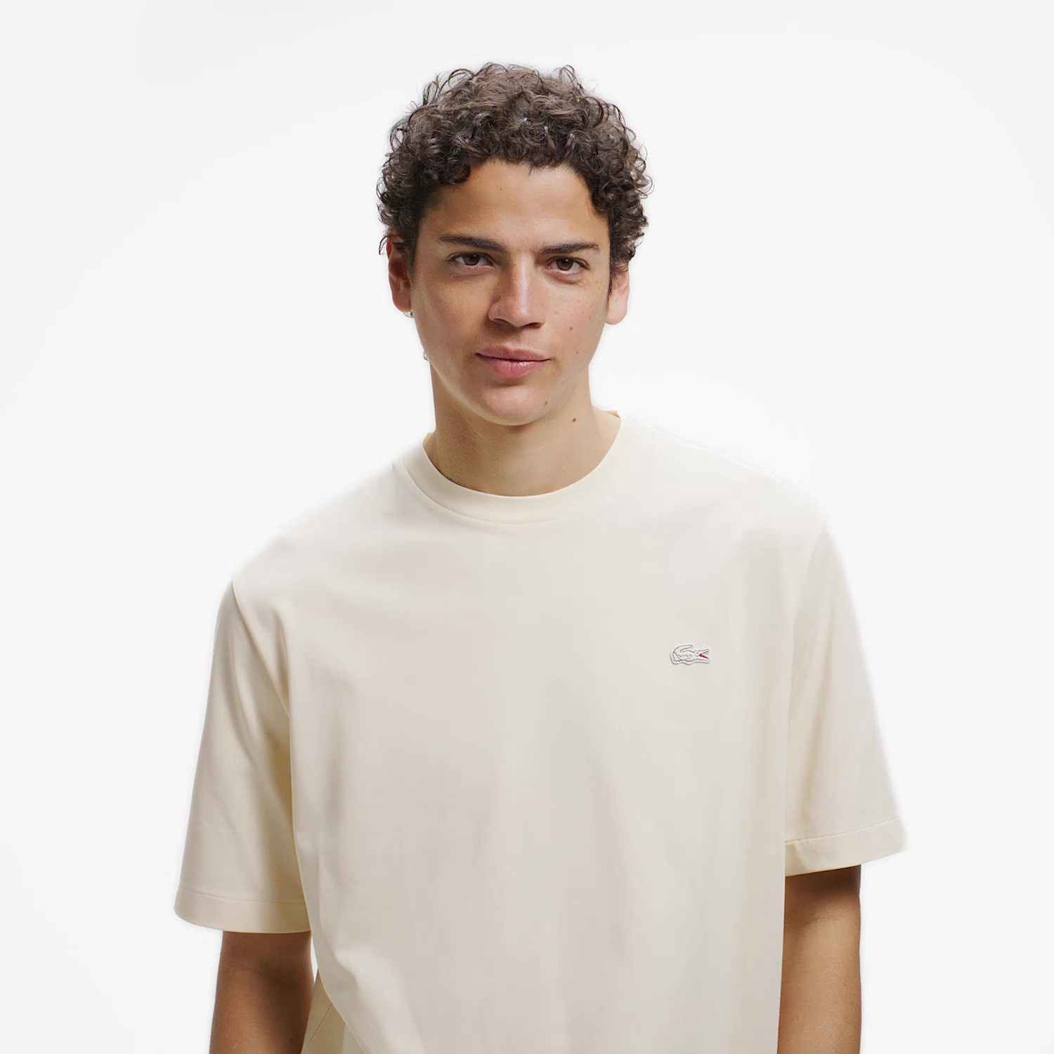 ワンポイントロゴクルーネックTシャツ