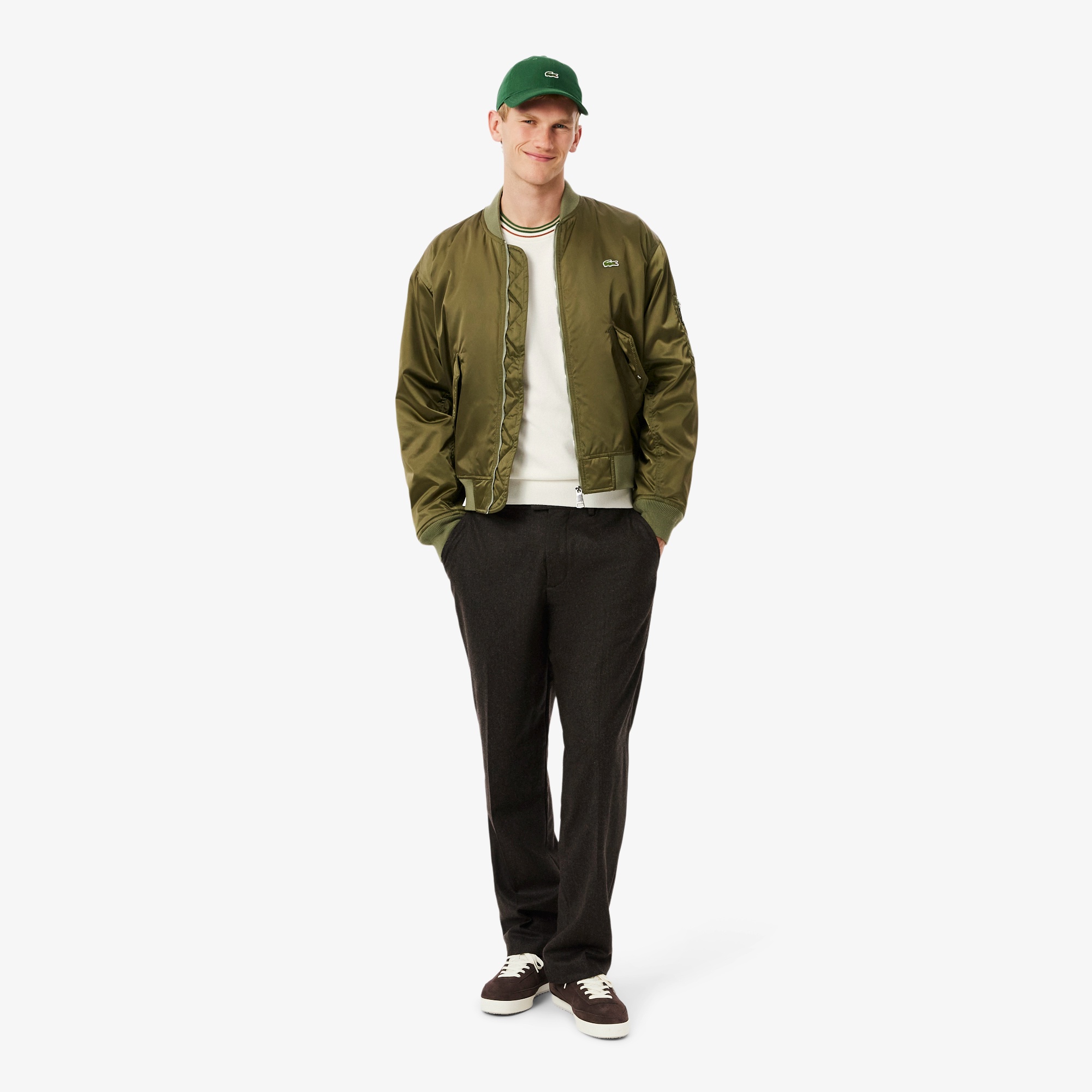 ボーダーリブプルオーバーニット AH5158 - ラコステ（LACOSTE）公式 