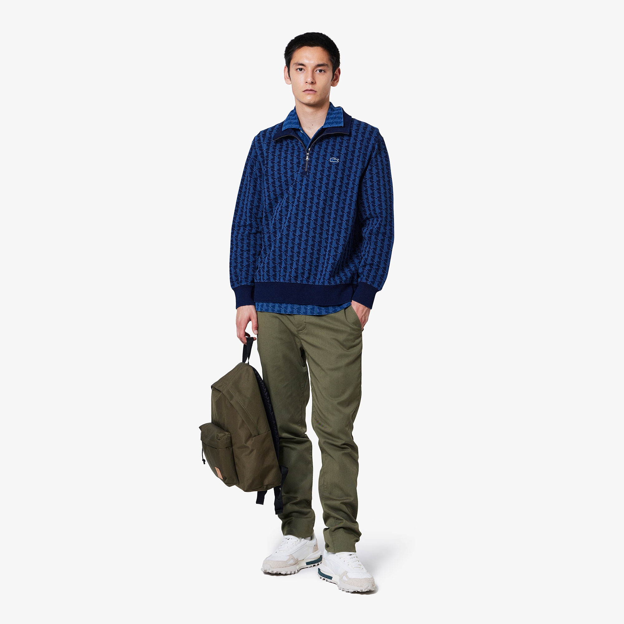 インディゴ鹿の子地ポロシャツ PH2785 - ラコステ（LACOSTE）公式