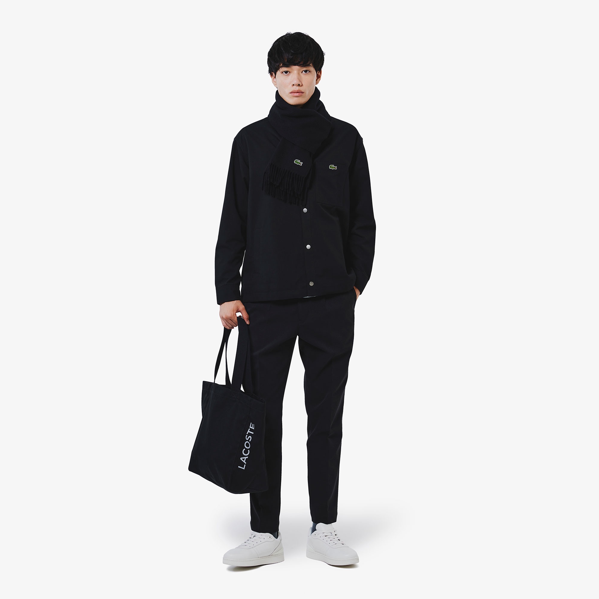 メリノウールスクールマフラー RE036J - ラコステ（LACOSTE）公式