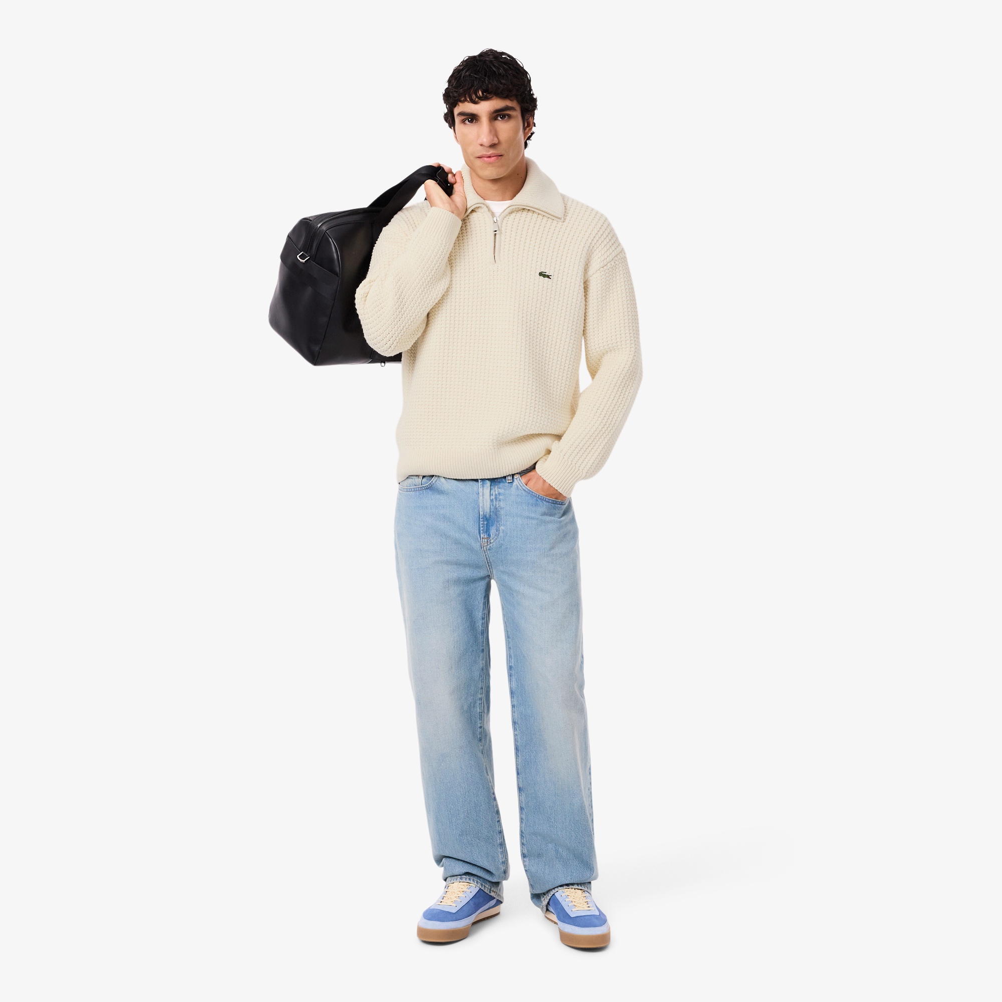ローゲージハーフジップニットセーター AH5205 - ラコステ（LACOSTE 