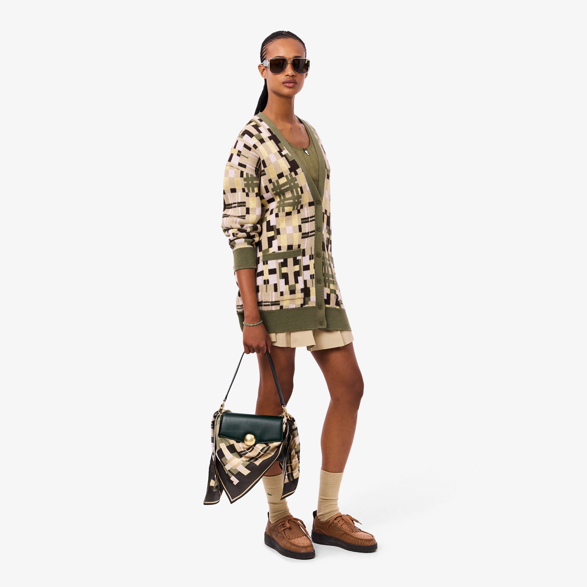 テニスブリス レザーミディアムショルダーバッグ NF5105IT - ラコステ