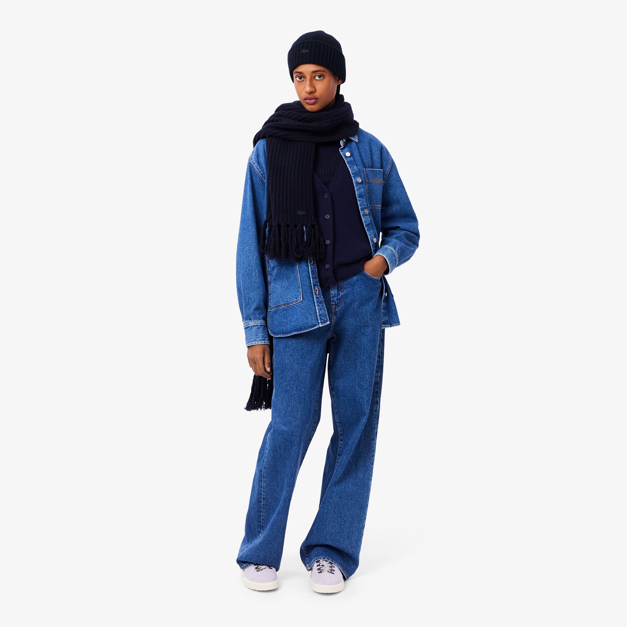 3Dニッティングエッセンシャルビーニー RB4163 - ラコステ（LACOSTE