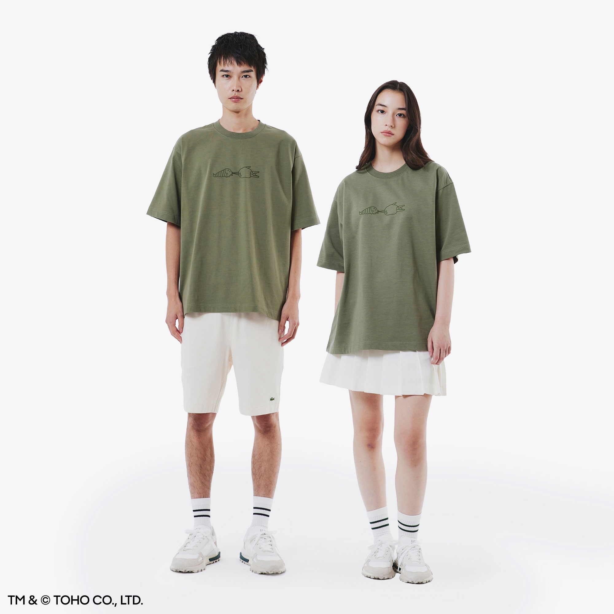 新品】モスラ M ゴジラ ラコステ Tシャツ LACOSTE My Lacoste Art