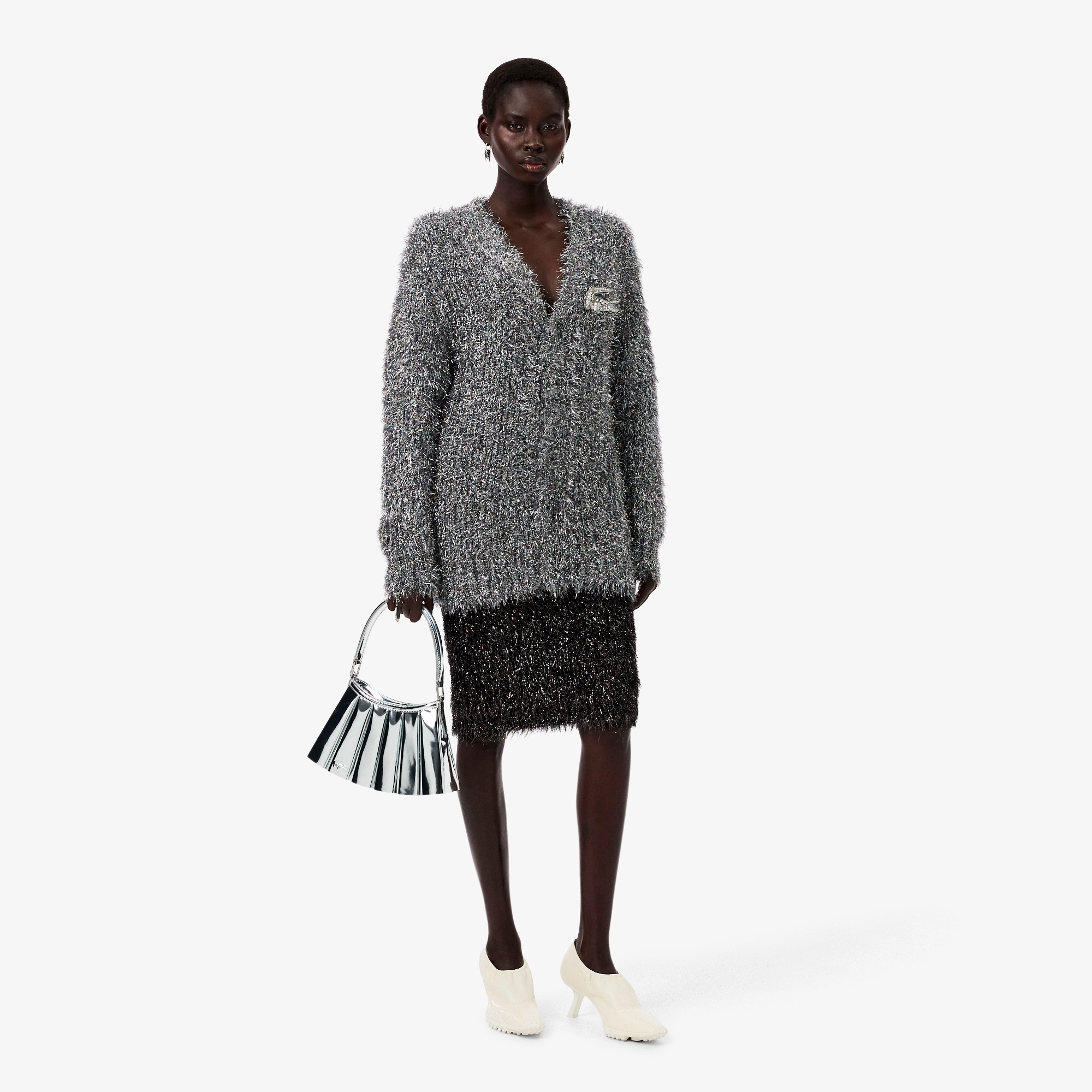 FW25 Fashion Show』ルレックスニットスカート JF3646 - ラコステ