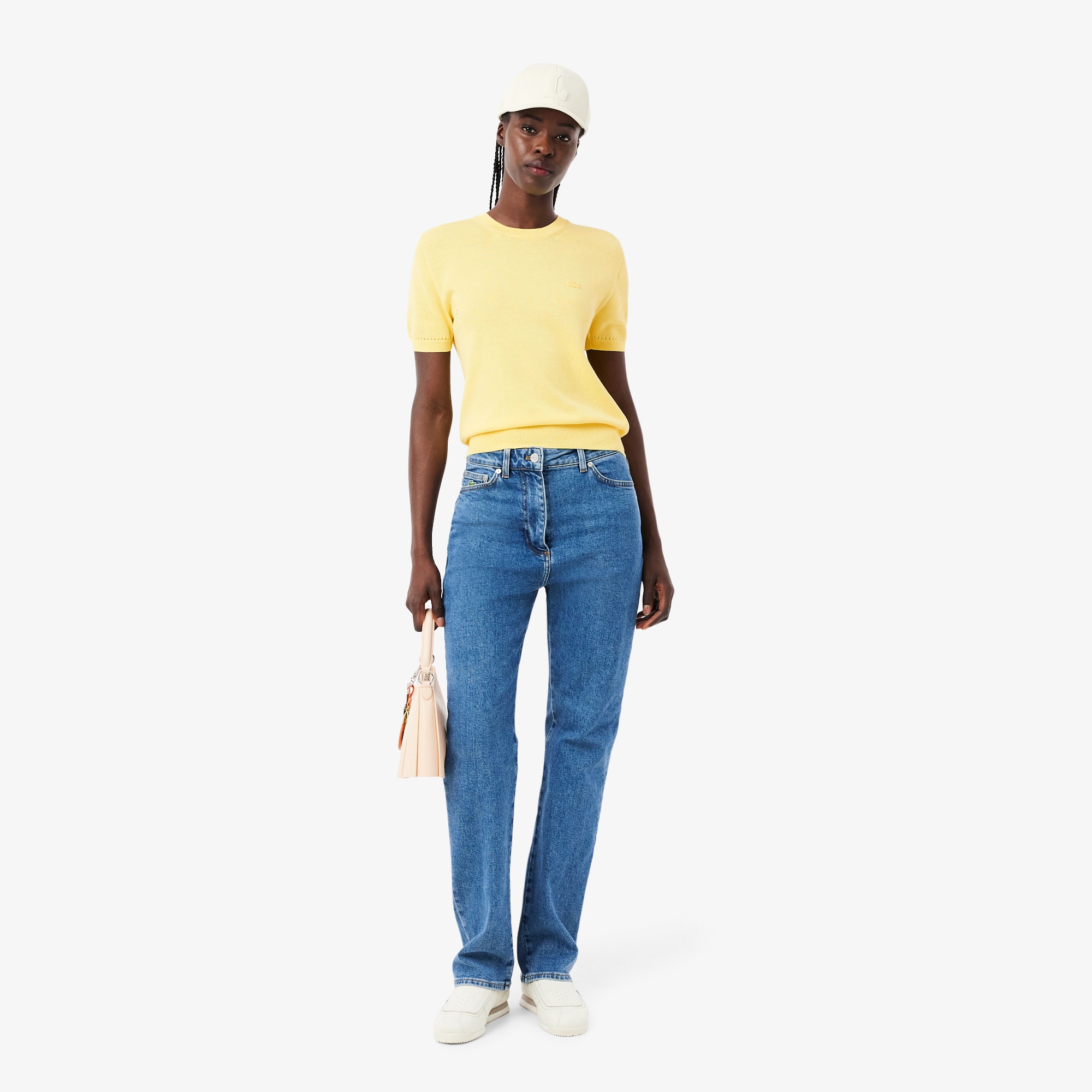 シームレス3Dニット半袖セーター AF5025 - ラコステ（LACOSTE）公式