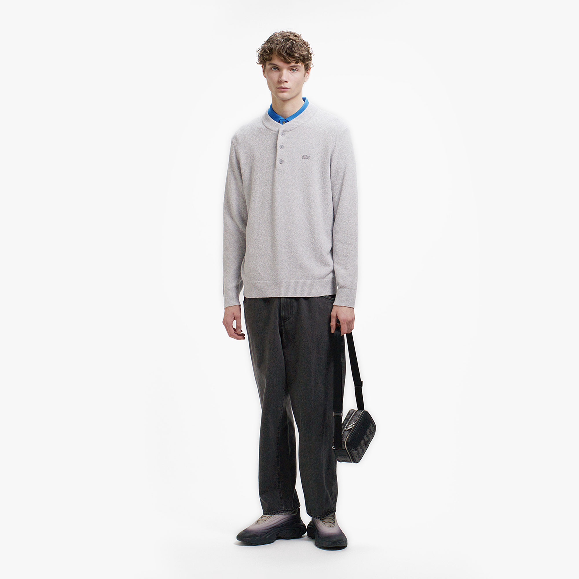 ブークレー ヘンリーネックニットセーター AH9437 - ラコステ（LACOSTE 