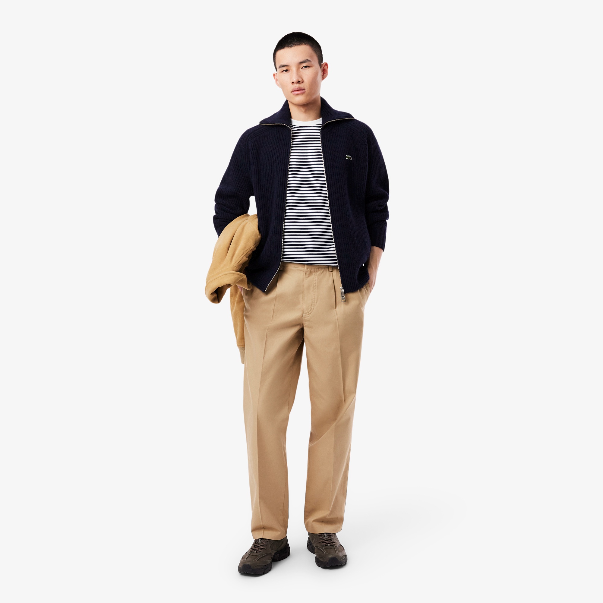 オーセンティックマリンボーダーTシャツ TH9749 - ラコステ（LACOSTE