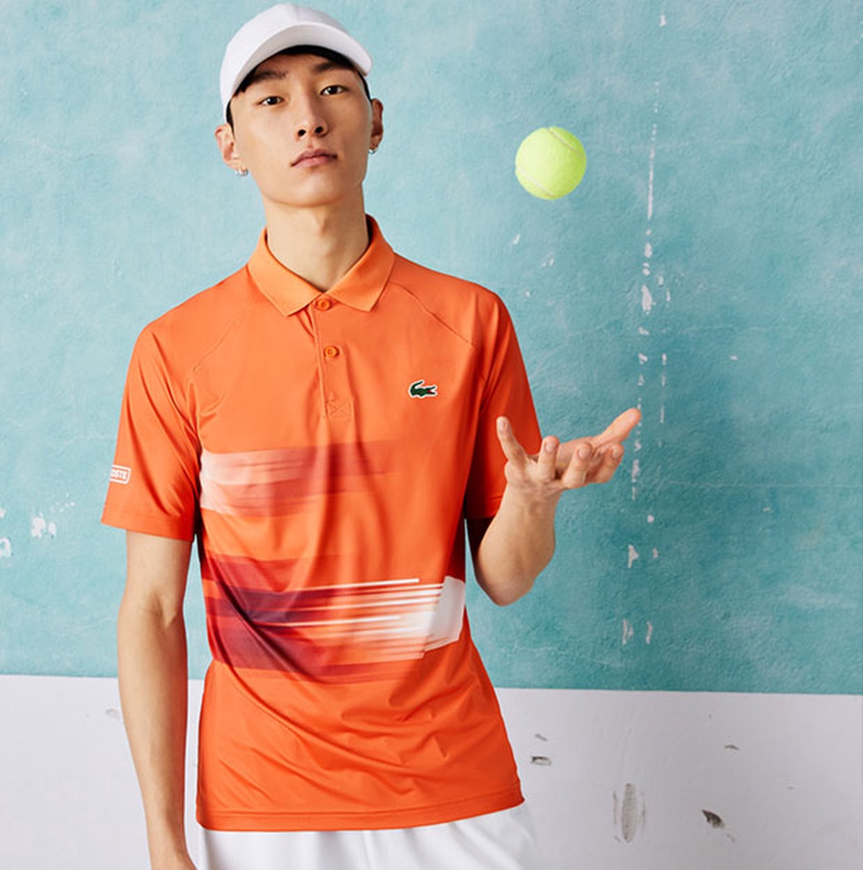 Lacoste x Roland-Garros Men's Performance Polo - White