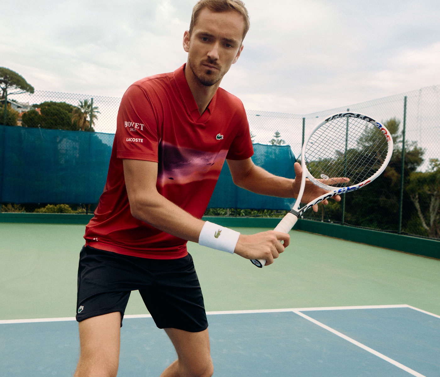 BRIDGESTONE ラケット収納可 Lacoste×Tecnifibre(ラコステx