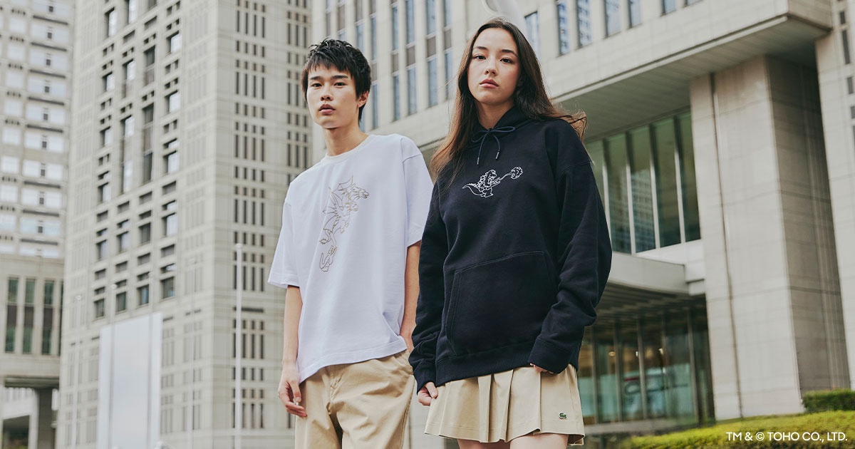 Godzilla ラコステゴジラコラボフーディパーカーMサイズ + Lacoste 