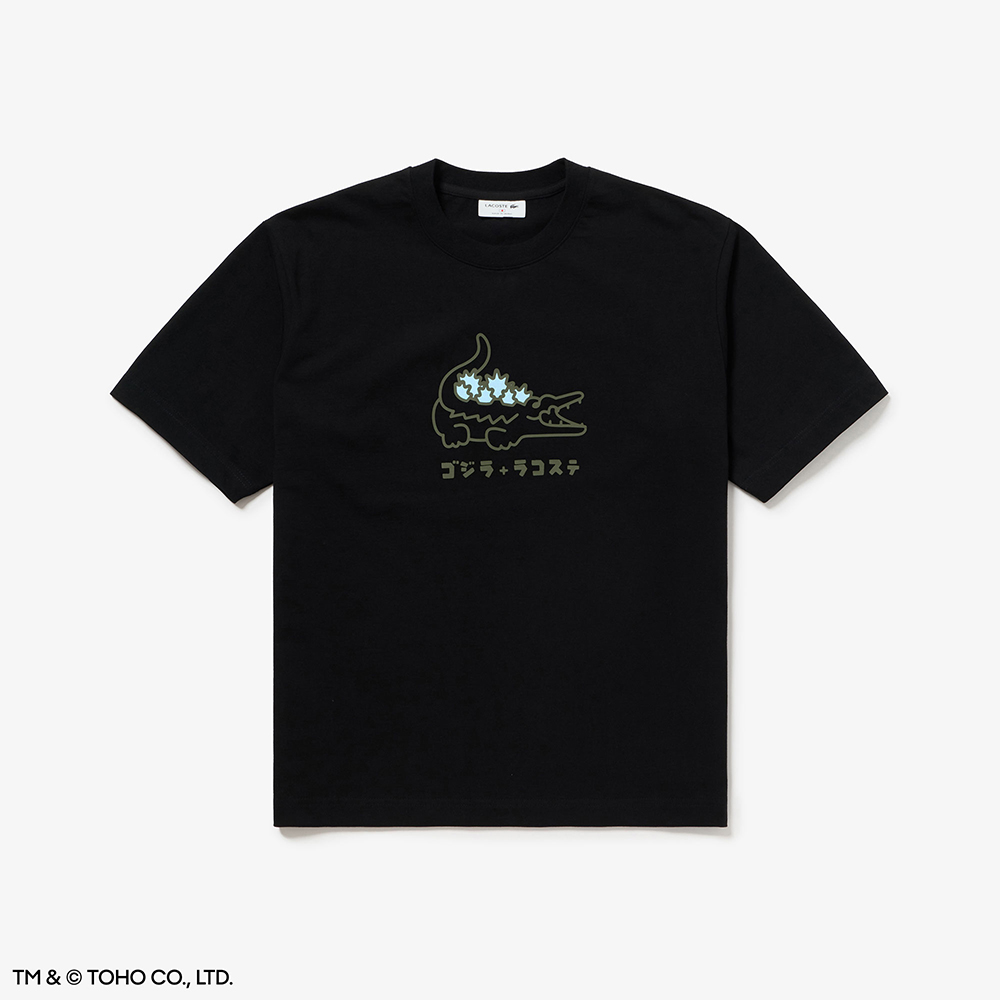 ゴジラ＋ラコステTシャツ