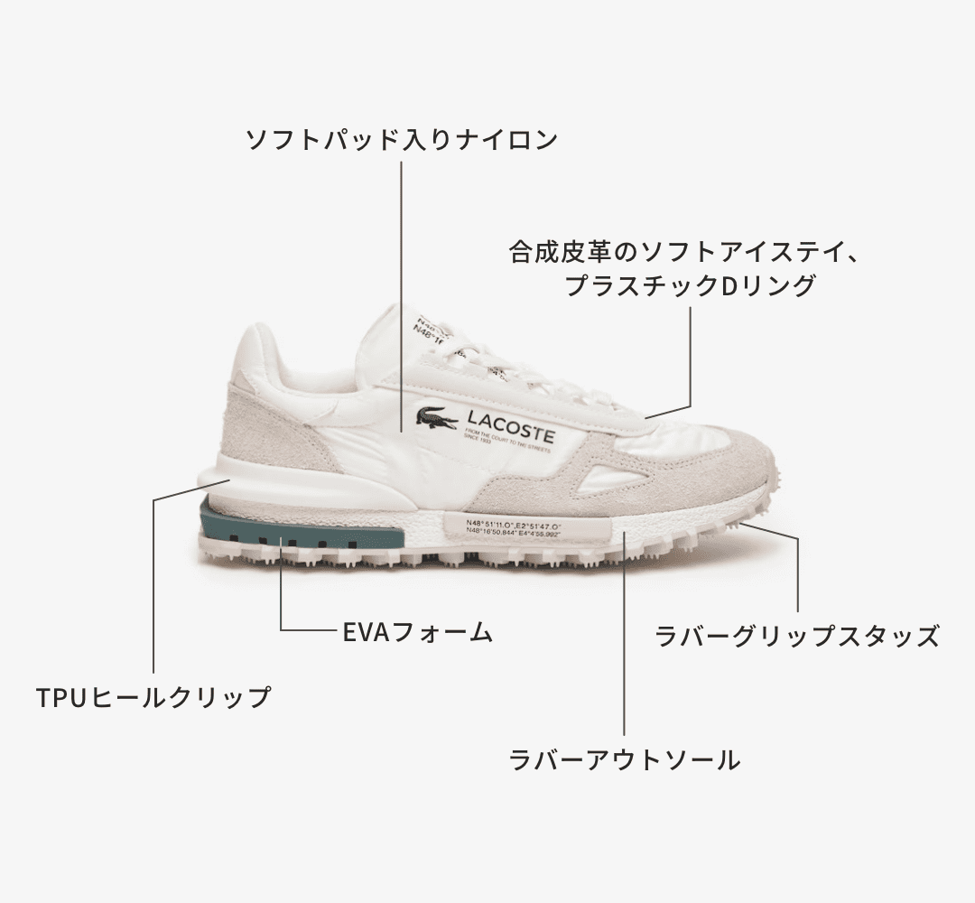 スニーカーコレクション - Active | ラコステ（LACOSTE）公式